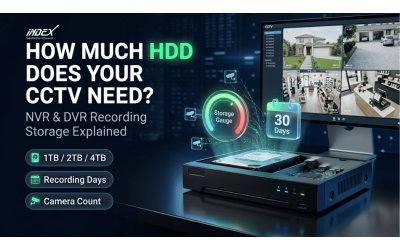 How Much Hard Disk Does Your NVR or DVR Need? CCTV Recording Storage Explained