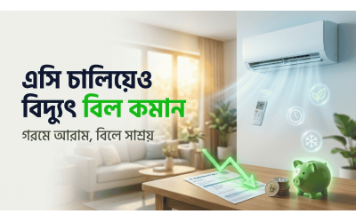এসি চালিয়েও বিদ্যুৎ বিল কমানোর কার্যকর উপায়: গরমে আরাম, বিলে সাশ্রয়