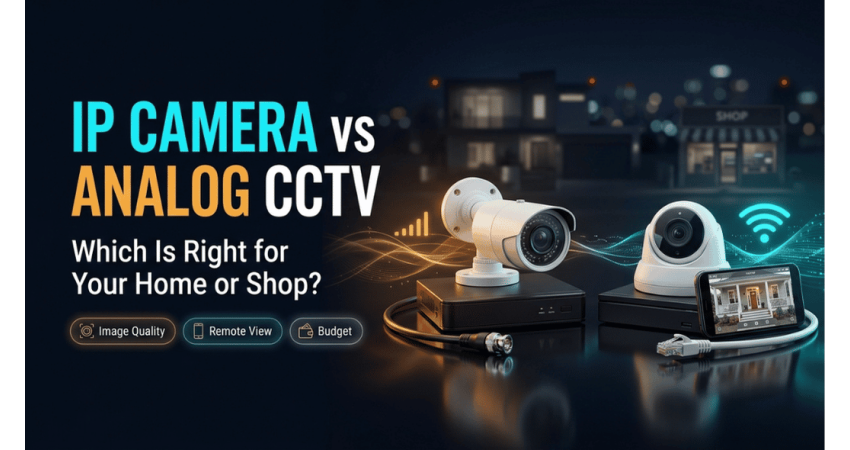 IP Camera vs Analog (HD) CCTV: Which Security System Is Right for Your Home or Shop in Bangladesh?