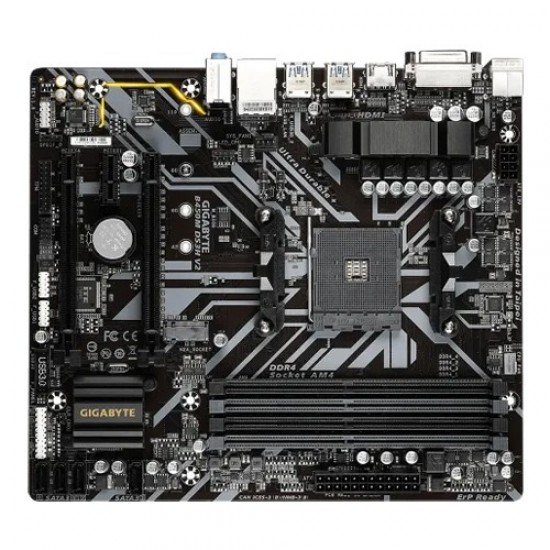 Gigabyte B450M DS3H V2 AMD AM4 Micro ATX Motherboard