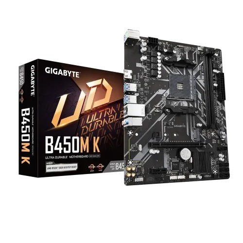 GIGABYTE B450M K AMD AM4 Micro ATX Motherboard
