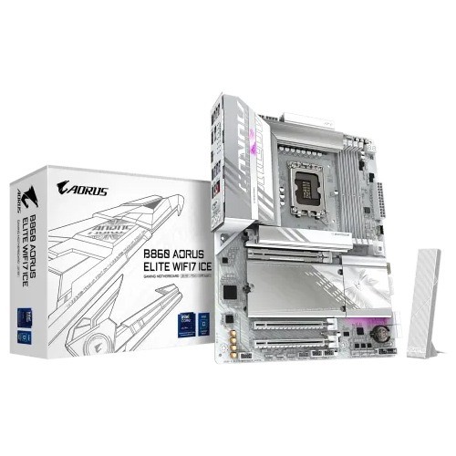 Gigabyte B860 AORUS ELITE WIFI7 ICE LGA1851 ATX Motherboard