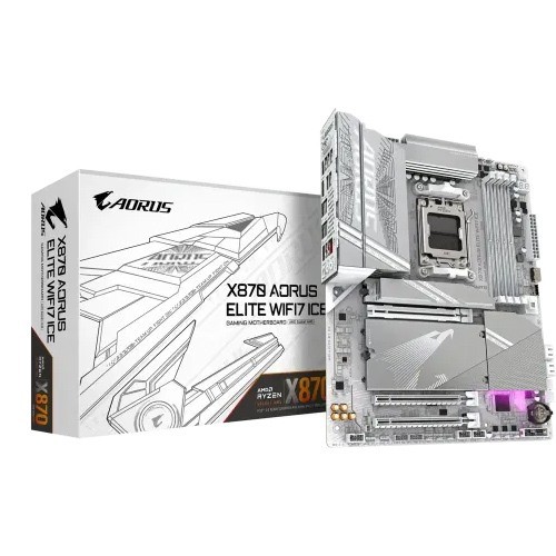 GIGABYTE X870 AORUS ELITE WIFI7 ICE DDR5 AMD AM5 ATX Motherboard