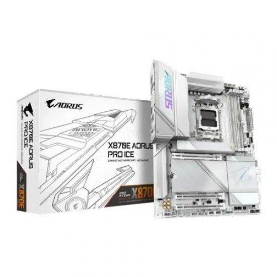 GIGABYTE X870E AORUS PRO ICE DDR5 AM5 ATX Motherboard