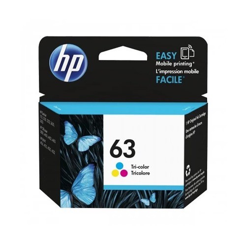 HP 63 Tri-color Original Ink Cartridge