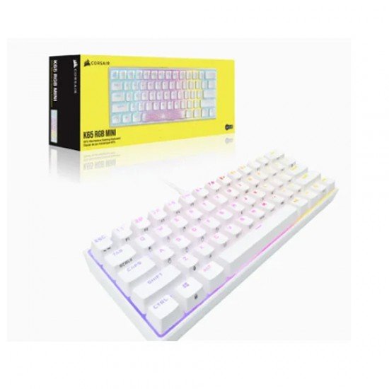 Corsair K65 RGB MINI 60% CHERRY MX Red Mechanical Gaming Keyboard 