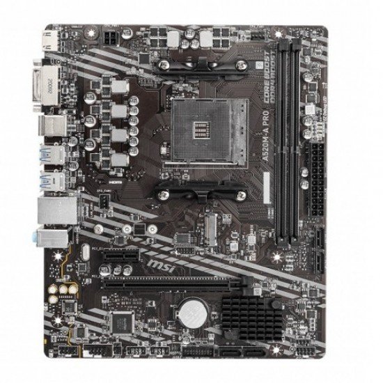 MSI A520M-A Pro AM4 AMD Micro-ATX Motherboard