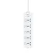 Huntkey DMC502 5 Port 3 Meter Power Strip with Individual Switch