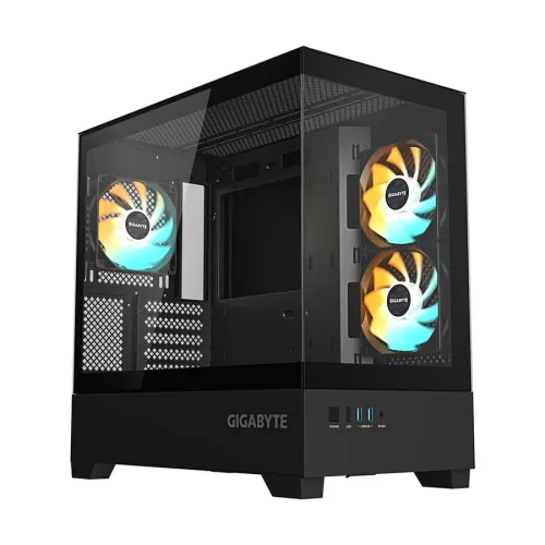 Gigabyte C201 Panoramic Mid Tower Micro ATX Gaming Casing