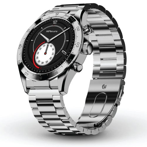 HiFuture Go Pro 2 1.32 Inch AMOLED Smart Watch (Silver)