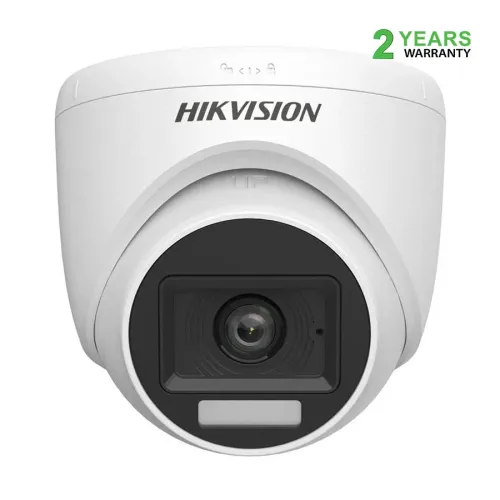 Hikvision DS-2CE76G0T-LPFS 3MP 2K Smart Hybrid Light Audio Turret Camera