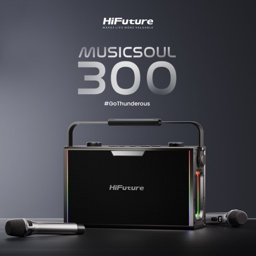 HiFuture MusicSoul 300 350W Portable Karaoke Party Speaker