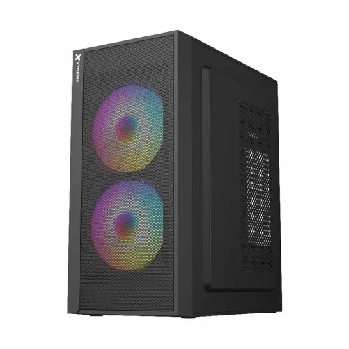 Xtreme M111 Mesh Mini Tower Micro ATX Casing with 2 RGB Fans
