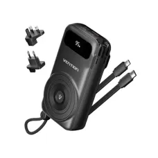 Vention FHXB0 10000mAh 22.5W Power Bank with Built-in Type-C and Lightning Cable