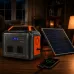 EcoSONIC AP-500 500W 537.6Wh LiFePO4 Portable Power Station with Solar Panel