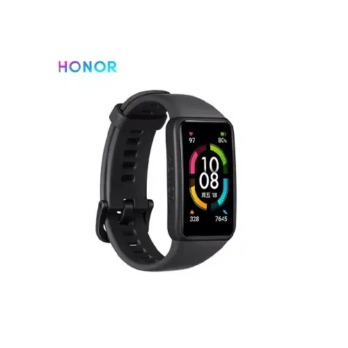 Honor Band 6 AMOLED Display Smart Band (Black)