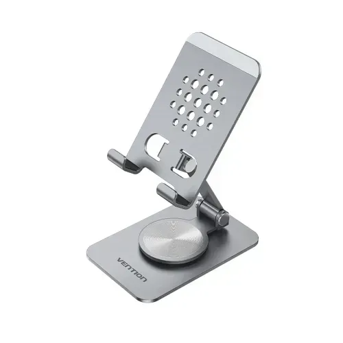 Vention KSDH0 360° Rotatable Aluminum Desk Phone Stand