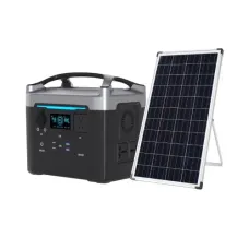 EcoSONIC SL63-L2 800W 768Wh LiFePO4 Portable Power Station with Solar Panel