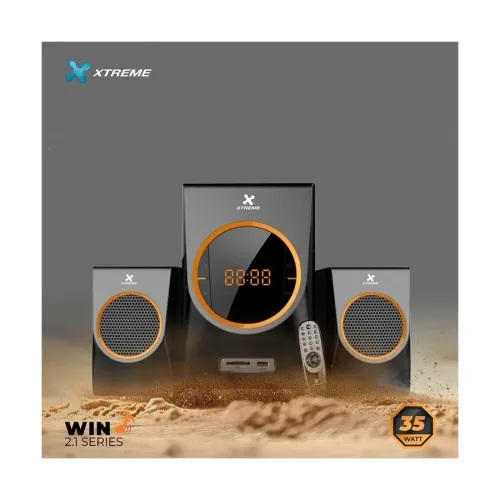Xtreme WIN 2:1 35W Bluetooth Multimedia Speaker with Remote