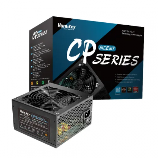HUNTKEY CP5000 CP Series Real 500W 12CM Silent Fan Atx Power Supply