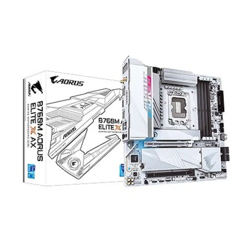 GIGABYTE B760M AORUS ELITE X AX 14th, 13th, And 12th Gen ATX Motherboard